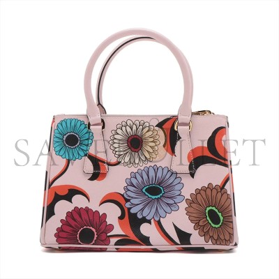 PRADA SAFFIANO PRINT DOUBLE ZIP GALLERIA TOTE 1BA896 (24.5*16.5*11cm)  PRADA SAFFIANO PRINT DOUBLE ZIP GALLERIA TOTE 1BA896 (24.5*16.5*11cm)